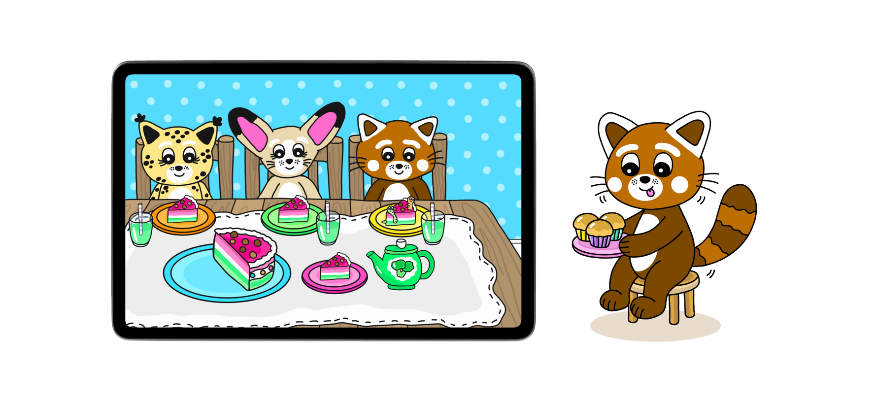 Pukkins hus - app för barn 3-6 år