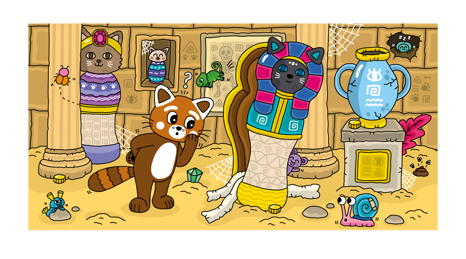 Pukkins och den mystiska pyramiden produktbild