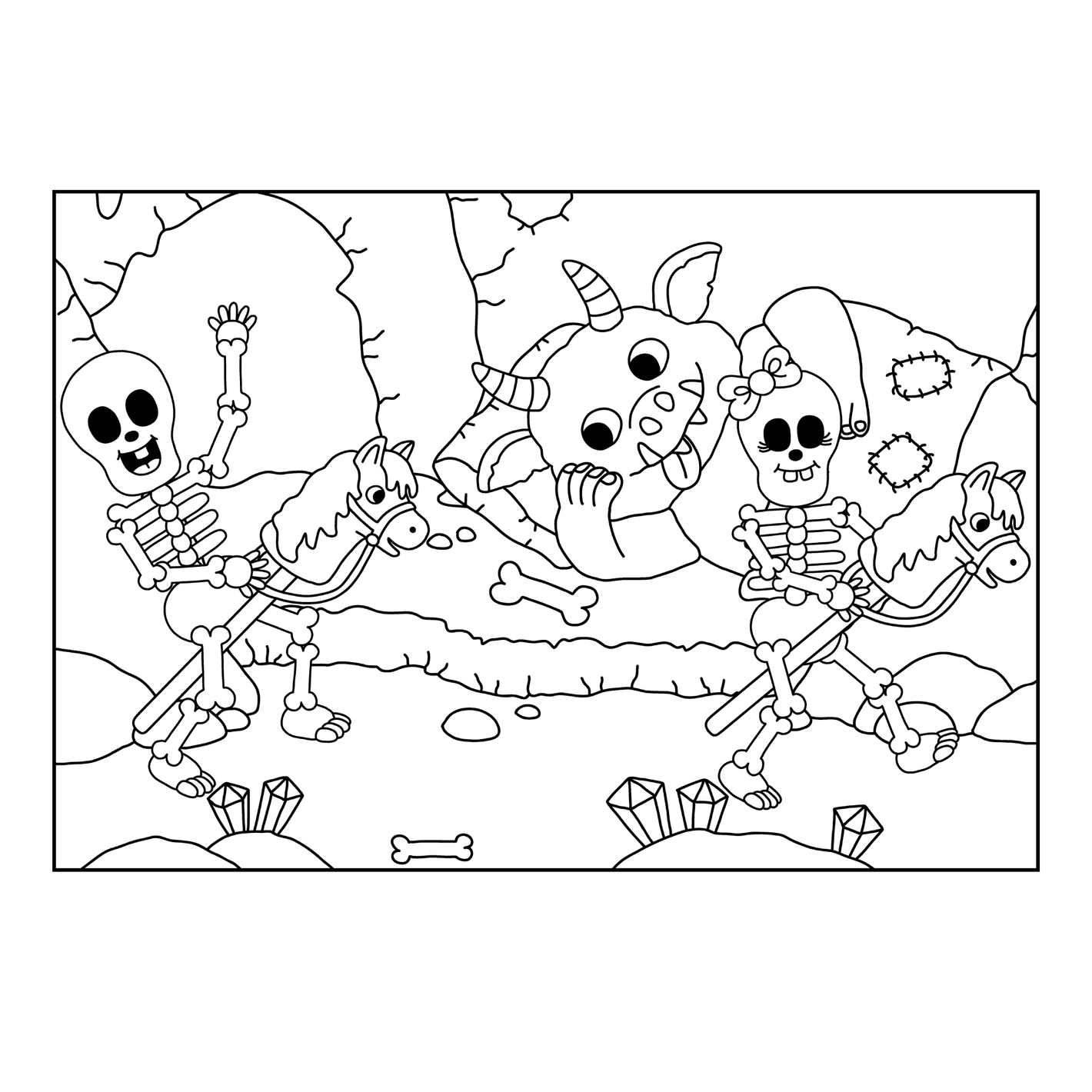 målarbilder Halloween till barn