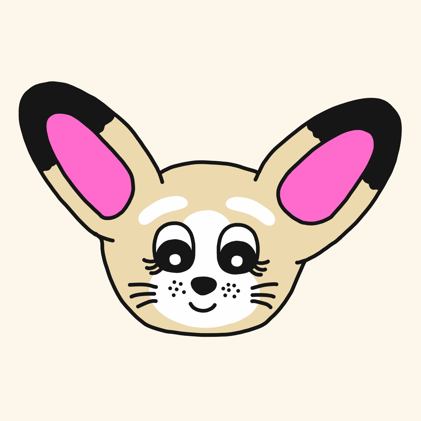 Pukkins kompis Sprallis- mask att skriva ut - ikon