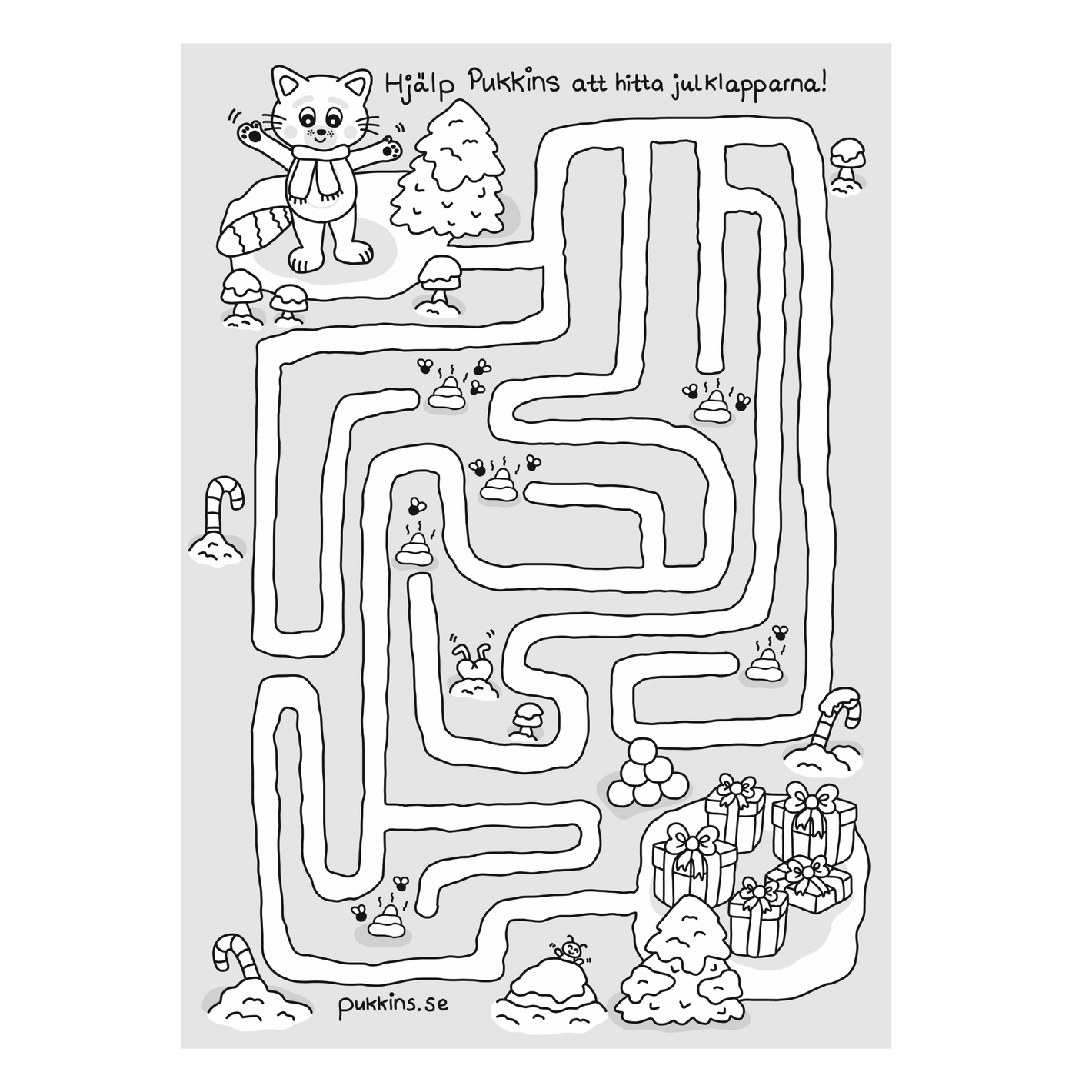 jul pyssel för barn - rolig labyrint -framsida ikon