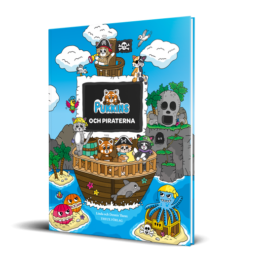 Pukkins och piraterna - rolig barnbok pirater