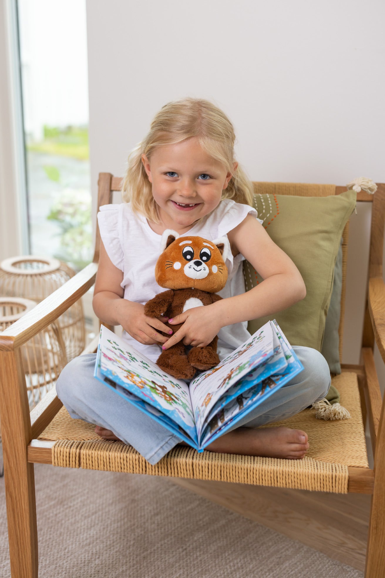 Pukkins röd panda mjukisdjur från Teddykompaniet 