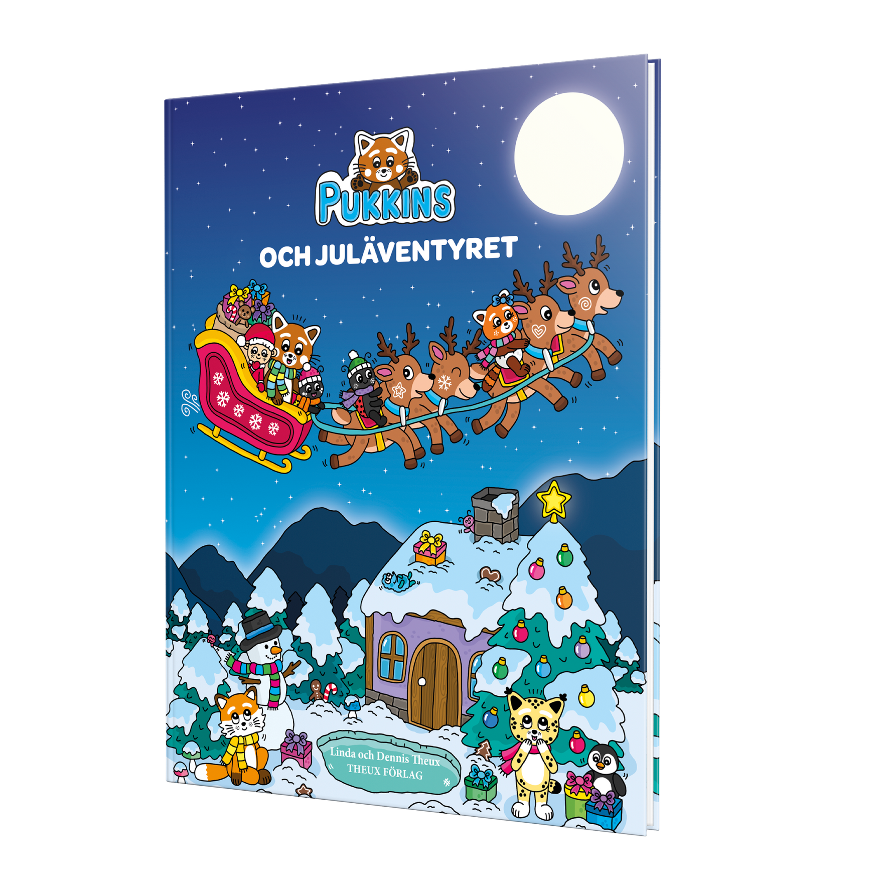 Pukkins och juläventyret barnbok 3-6