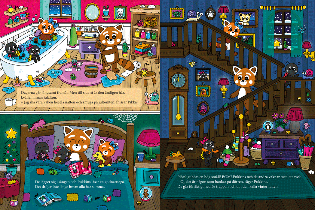 Utdrag från barnboken Pukkins och juläventyret