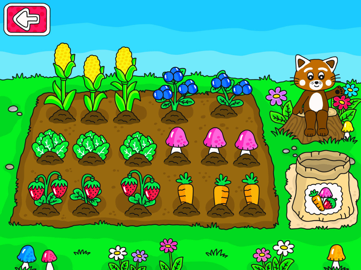 Trädgårdslandet i Pukkins trädgård en rolig och pedagogisk mobilapp för barn