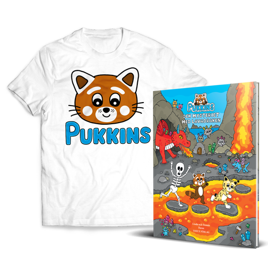 Pukkins t-shirt + bok