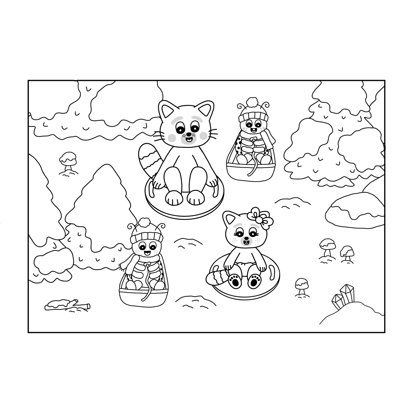 Gratis jul bilder att färglägga