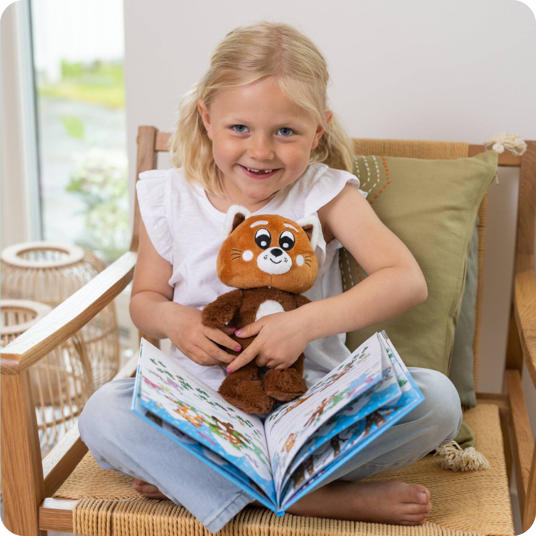 Teddykompaniet gosedjur Pukkins röd panda