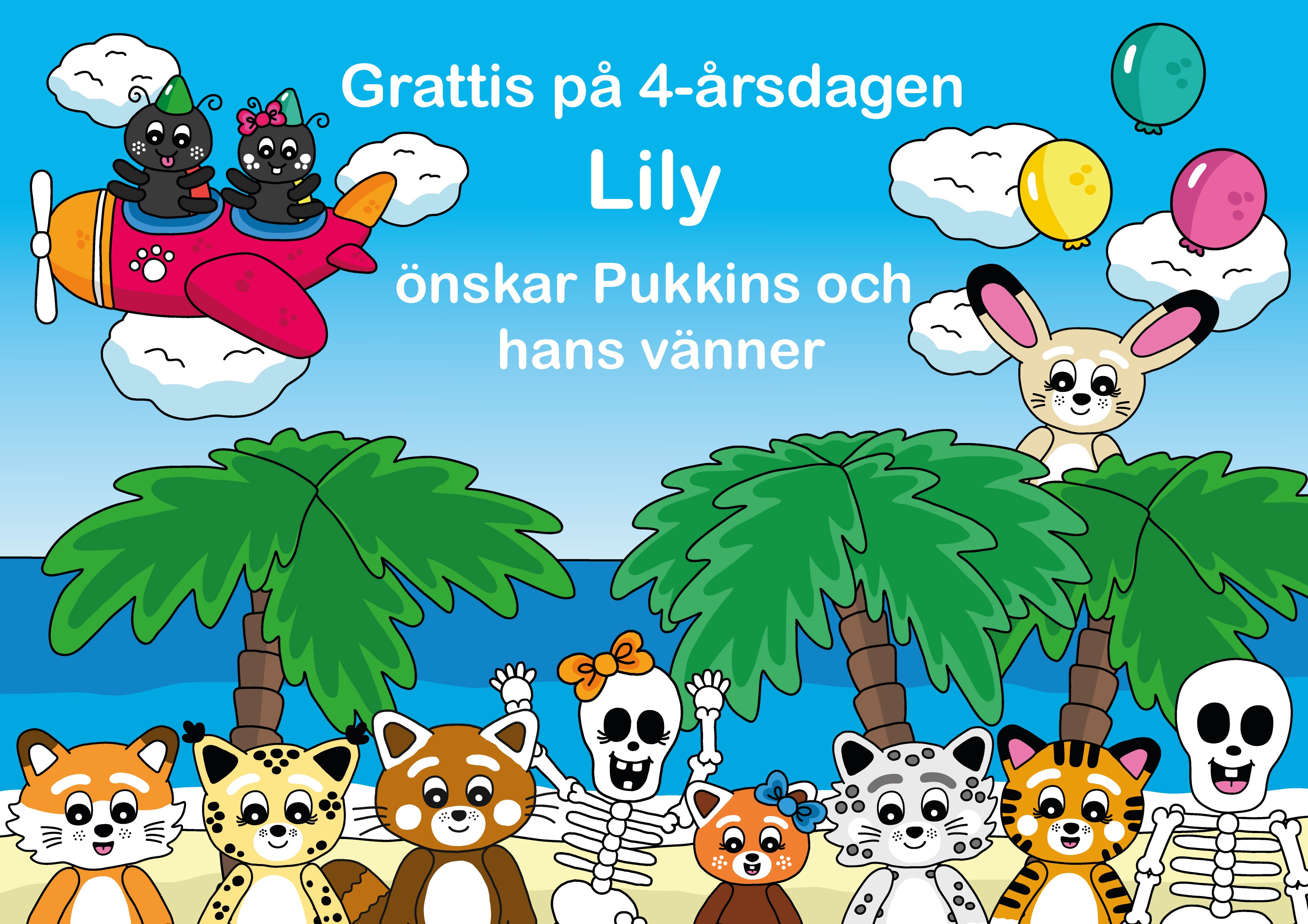 gratis födelsedagskort från Pukkins 