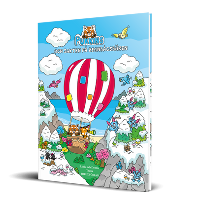 Pukkins och jakten på regnbågsbären rolig barnbok 3-6