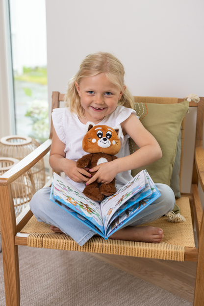 Teddykompaniet gosedjur Pukkins röd panda
